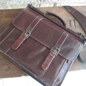 Wilson's Messenger Bag Leather 17x14.5 w/strap